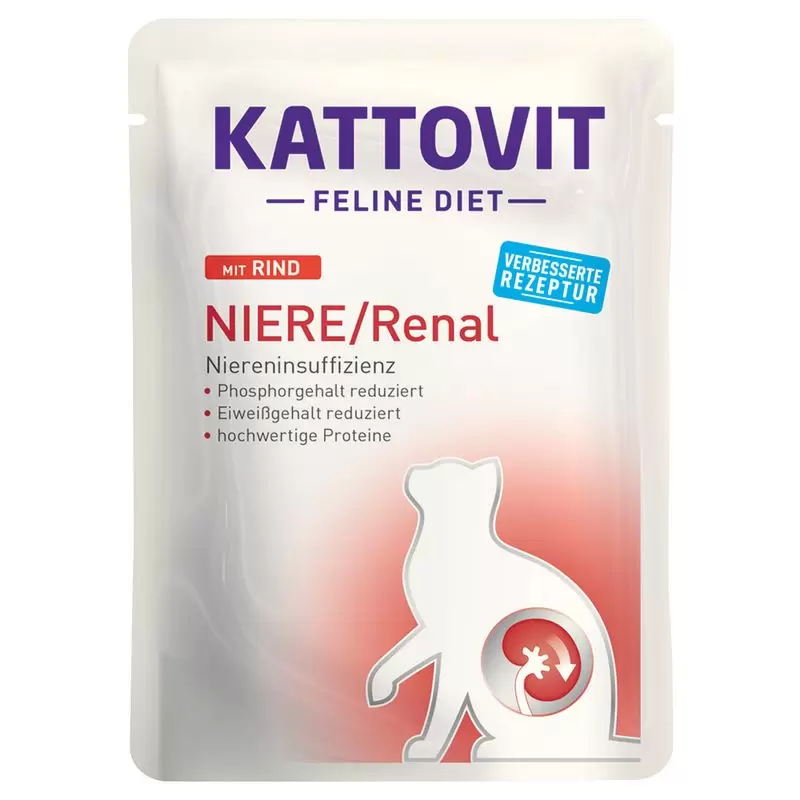 Támogasd a cicákat Kattovit Niere/Renal tasakos 6 x 85 g – mi megvesszük helyetted!